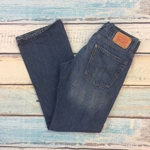 -Levis- 527 Faded Bootcut Jeans Boys Size 16